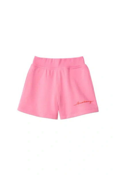 Burberry Kids'  Cotton Shorts In Blossom