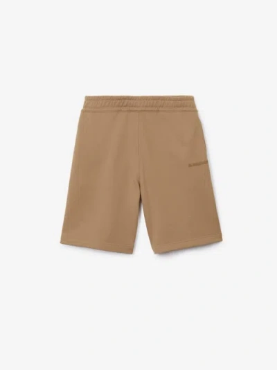 Burberry Cotton Shorts In Neutral