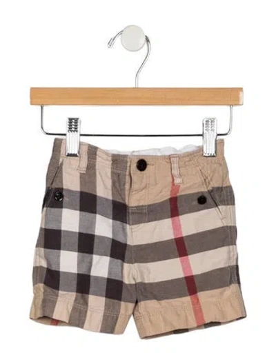 Pre-owned Burberry Babies' Cotton Shorts In Neutrals