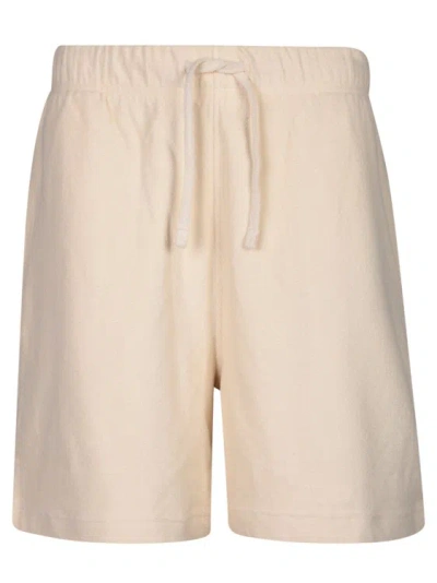 Burberry Cotton Shorts In Neutrals