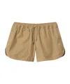 Burberry Cotton Shorts Drawstring Waistband In Nude