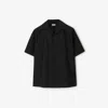 Burberry Cotton Silk Shirt In Black
