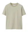 Burberry Cotton Stripe T-shirt In Sand