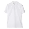 Burberry Chalk Pique Ekd Polo Shirt
