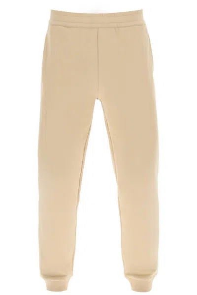 Burberry Cotton Sweatpants With Prorsum Label In Neutral