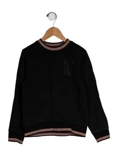Pre-owned Burberry Kids' Cotton Sweatshirt In Black