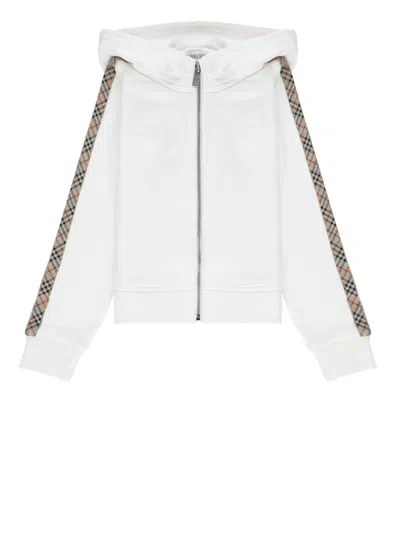 Burberry Kids' Cotton Sweatshirt In White