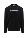 BURBERRY COTTON SWEATSHIRT WITH FRONTAL LOGO