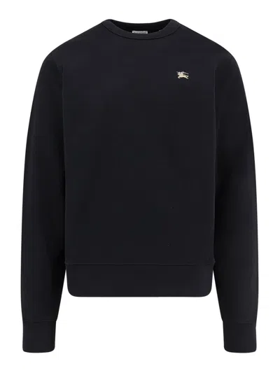 Burberry Cotton Sweatshirt With Logo Embroidery