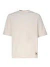 Burberry Cotton T-shirt In Bianco