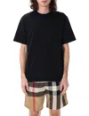 Burberry Men's Cotton T-shirt In Black