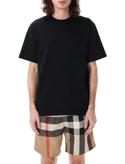 Burberry Cotton T-shirt In Black