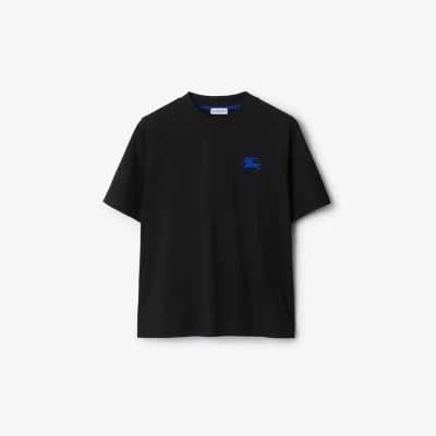 Burberry Cotton T-shirt In Black