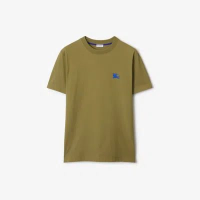 Burberry Cotton T-shirt In Estate