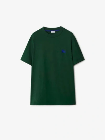 Burberry Cotton T-shirt In Green
