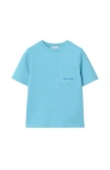 Burberry Childrens Cotton T-shirt In Lizard
