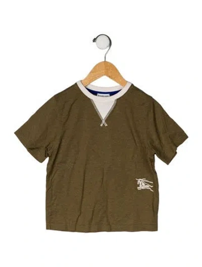 Pre-owned Burberry Babies' Cotton T Shirt In Multi