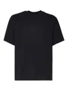 Burberry Tempah Embroidered Logo Cotton T-shirt In Negro