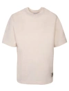 Burberry Ekd Cotton Jersey T-shirt In Neutrals