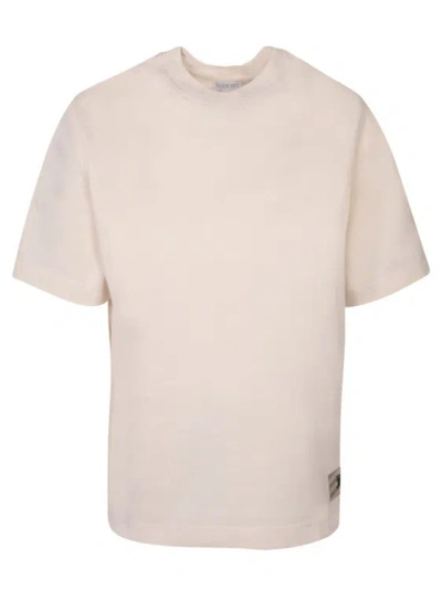Burberry Cotton T-shirt In Neutrals