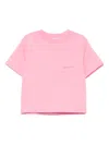 Burberry Babies' Cotton T-shirt In Pink