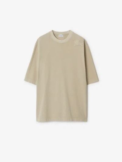 Burberry Cotton T-shirt In Brown
