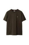 Burberry Cotton Short-sleeved T-shirt In Shadow