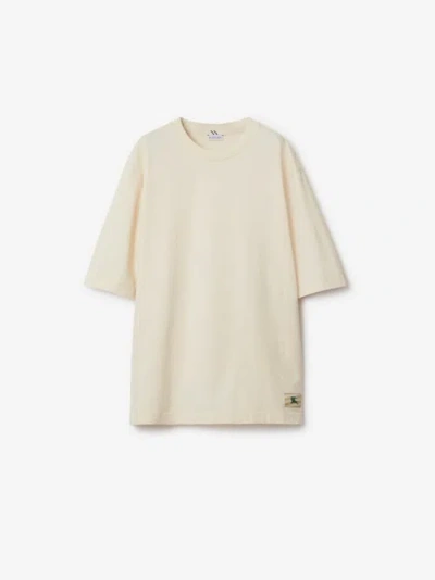 Burberry Cotton T-shirt In Soap