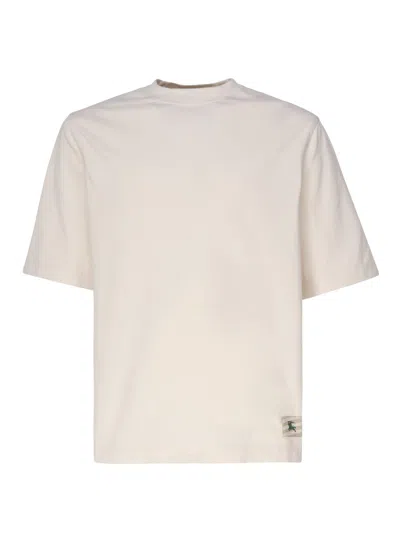 Burberry Cotton T-shirt In Soap