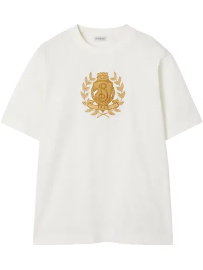 Burberry Cotton T-shirt In White