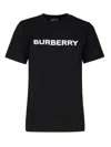 Burberry Cotton T-shirt In Black