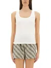 Burberry Check Cotton Tank Top