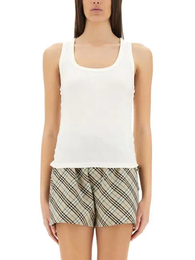 BURBERRY BURBERRY COTTON TANK TOP