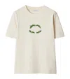 Burberry Women's Mc Sic Natural Flower Logo T-shirt In Neutrals