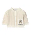 Burberry Cotton Thomas Bear Cardigan In Multi
