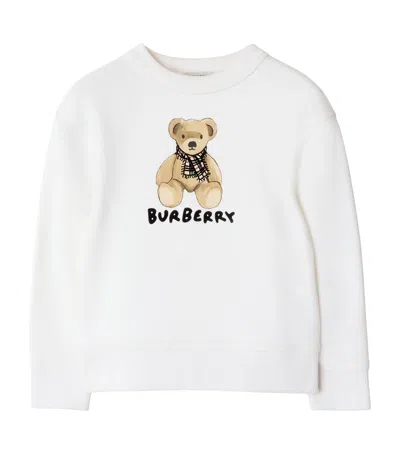 BURBERRY COTTON THOMAS BEAR SWEATSHIRT