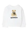 Burberry Thomas Bear Cotton Sweatshirt In White