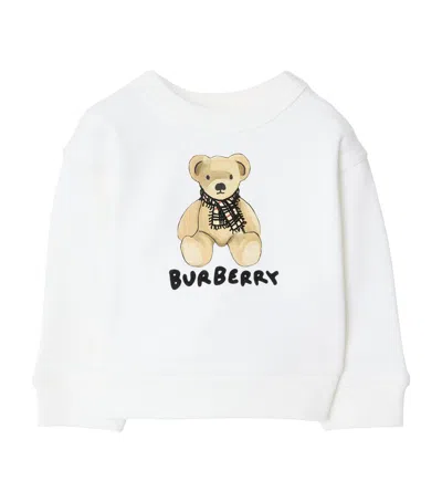 BURBERRY COTTON THOMAS BEAR SWEATSHIRT