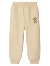 Burberry Cotton Track Pants In 中性色