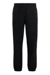 Burberry Equestrian Knight Elasticated-waist Track Pants In Black