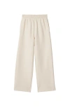 Burberry Cotton Track Pants In Soap