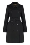 Shop Burberry Cotton Trench Coat