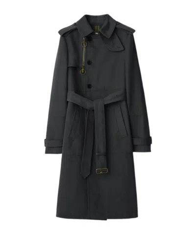 BURBERRY BURBERRY LONG BELTED WAIST TRENCH COAT