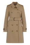 Burberry Women's Cotton Trench Coat In Brown