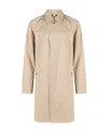 Burberry Cotton Gabardine Car Coat In Nude