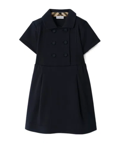 Burberry Kids' Cotton Trench Dress In Multi