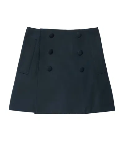 BURBERRY COTTON TRENCH SKIRT