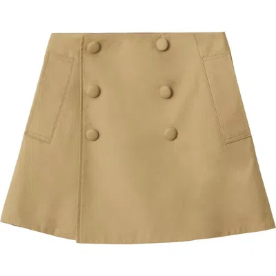 BURBERRY BURBERRY COTTON TRENCH SKIRT