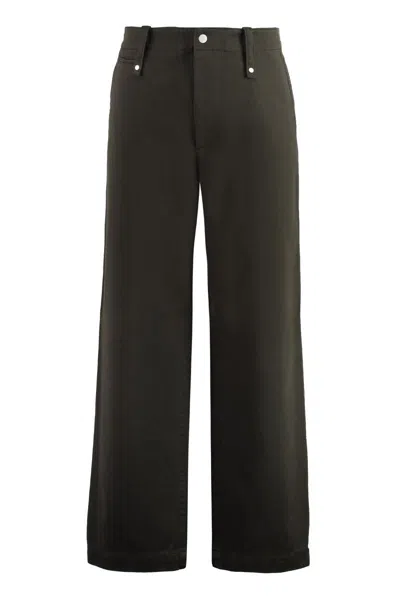 Burberry Men's Cotton Trousers In Brown