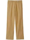 Burberry Straight-leg Cotton Trousers